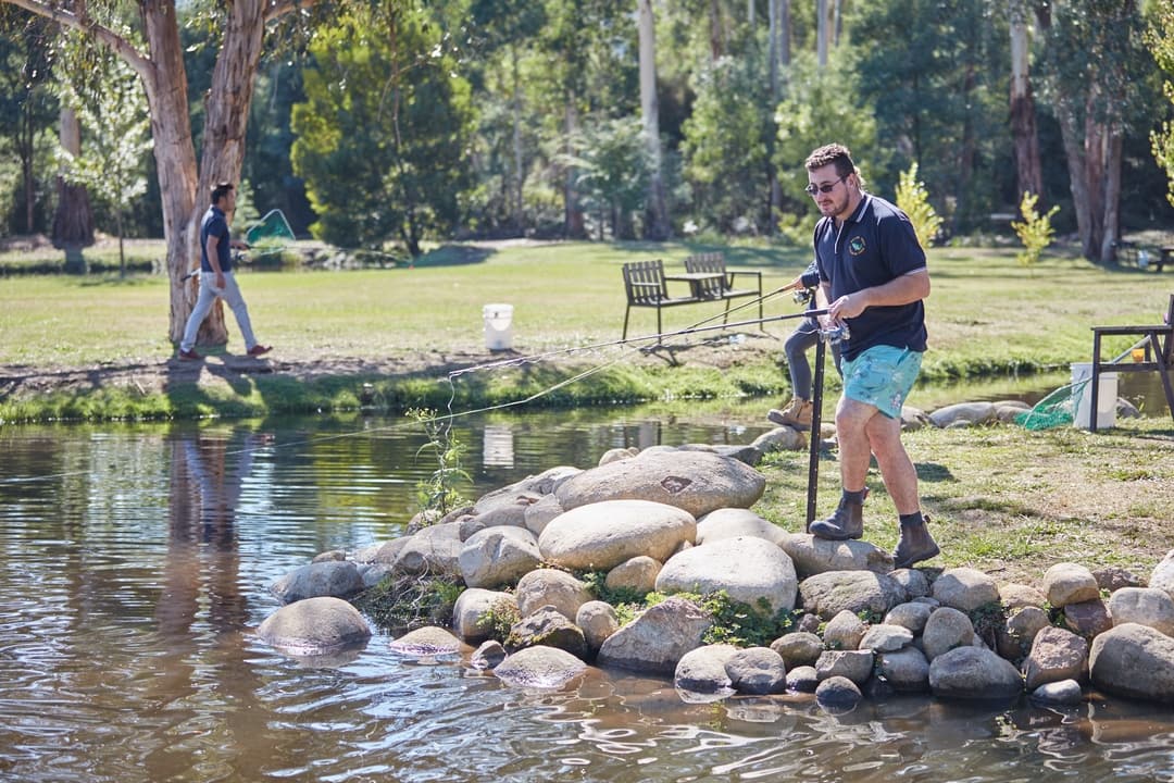 Buxton Trout and Salmon Farm Come fishing in the Murrindindi Shire